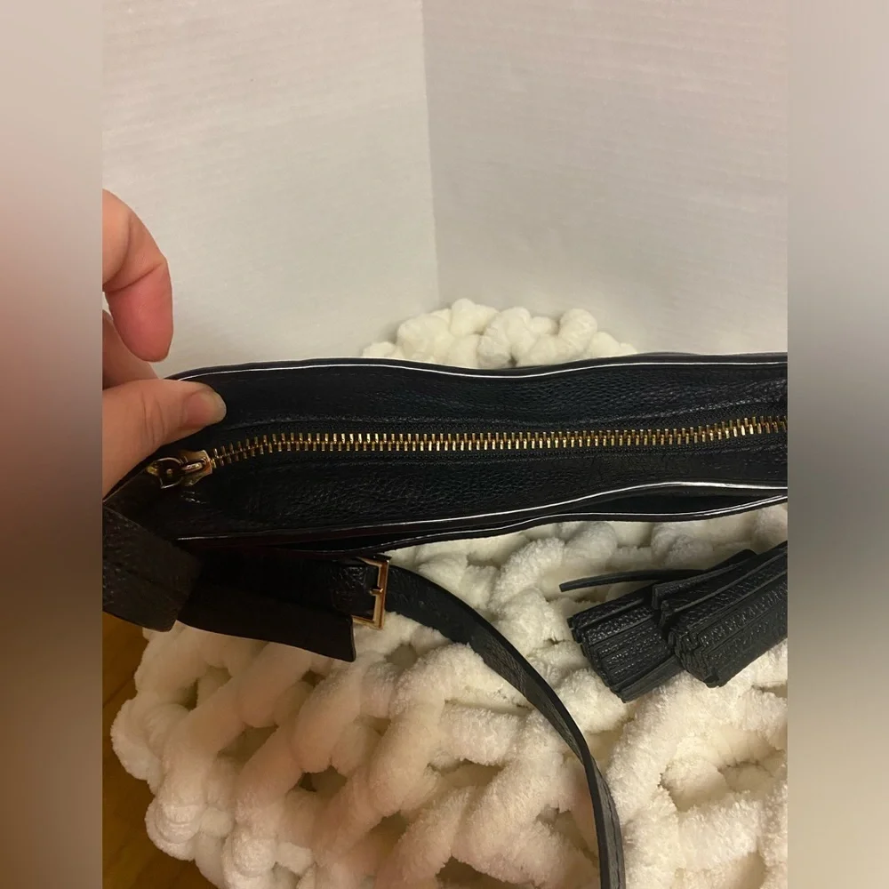 kate spade Black Pebbled Leather Orchard Street Crossbody